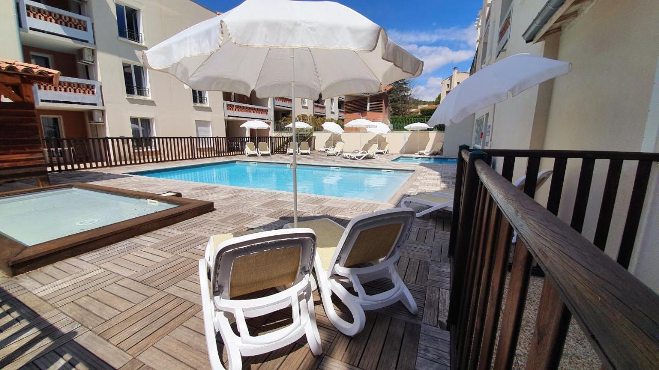 La Terrasse De L'Imbut - Climatisation & Piscine Apartamento Gréoux-les-Bains Exterior foto